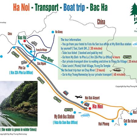 Huy Trung Homestay Bac Ha  Esterno foto
