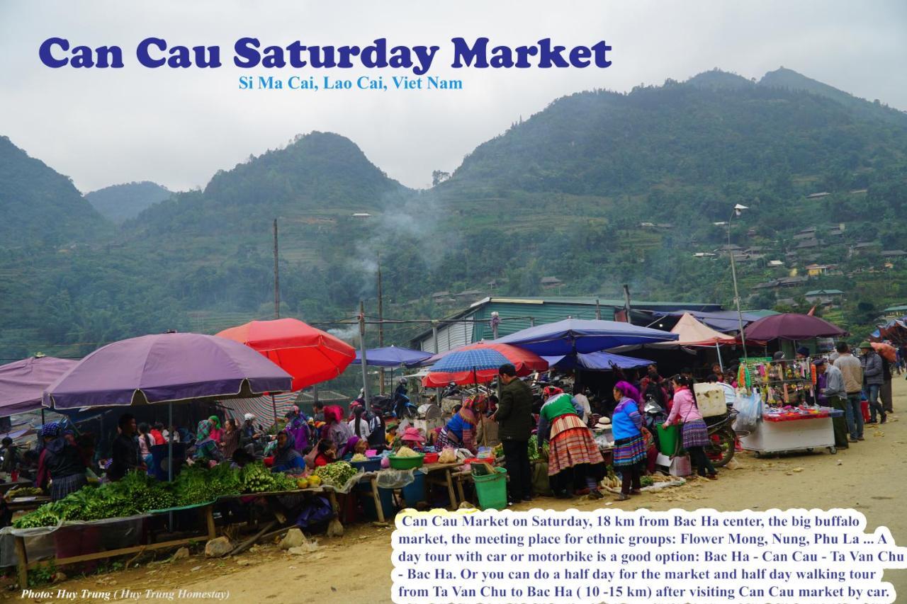 Huy Trung Homestay Bac Ha  Esterno foto