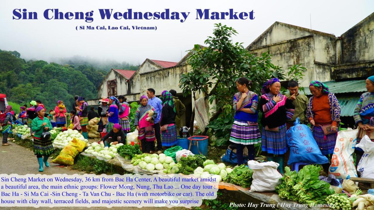 Huy Trung Homestay Bac Ha  Esterno foto